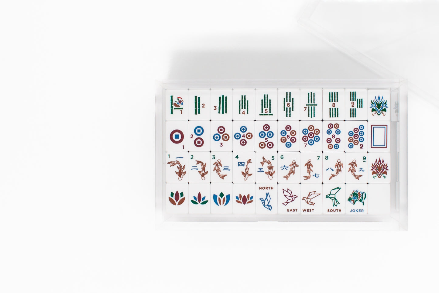 Origami Mahjong Tile set